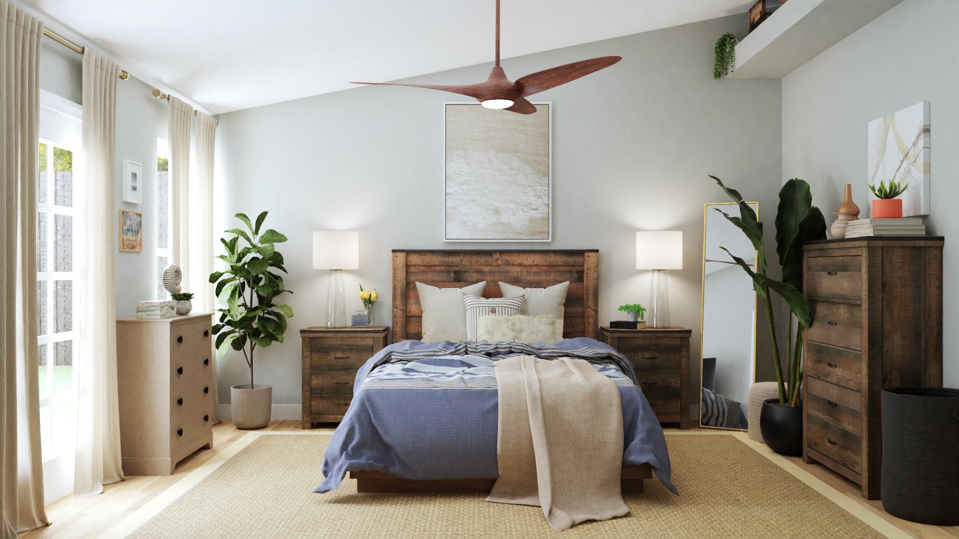 A Rustic Bedroom Filled With Dreams