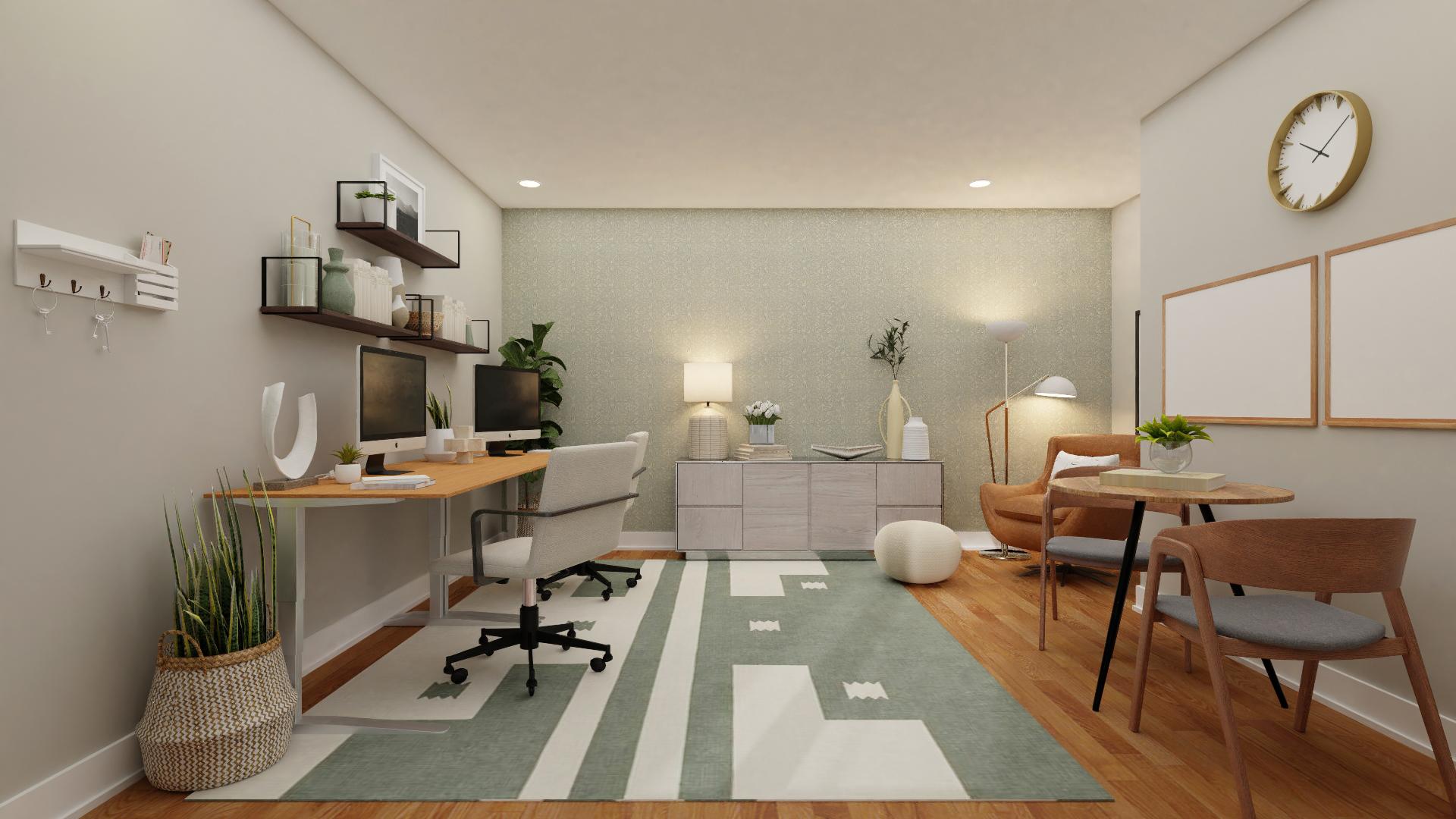 A Modern ‘Shared’ Home Office