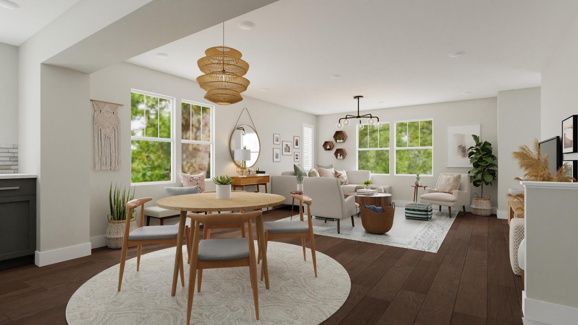 A Fun & Functional Mid-Century Modern Living - Dining Room